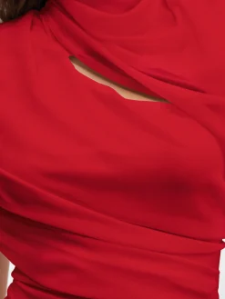 Online Jacquemus De Castagna jurk Red