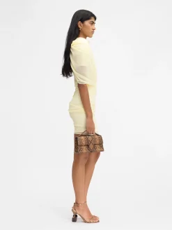 Discount Jacquemus De Castagna jurk PaleYellow2