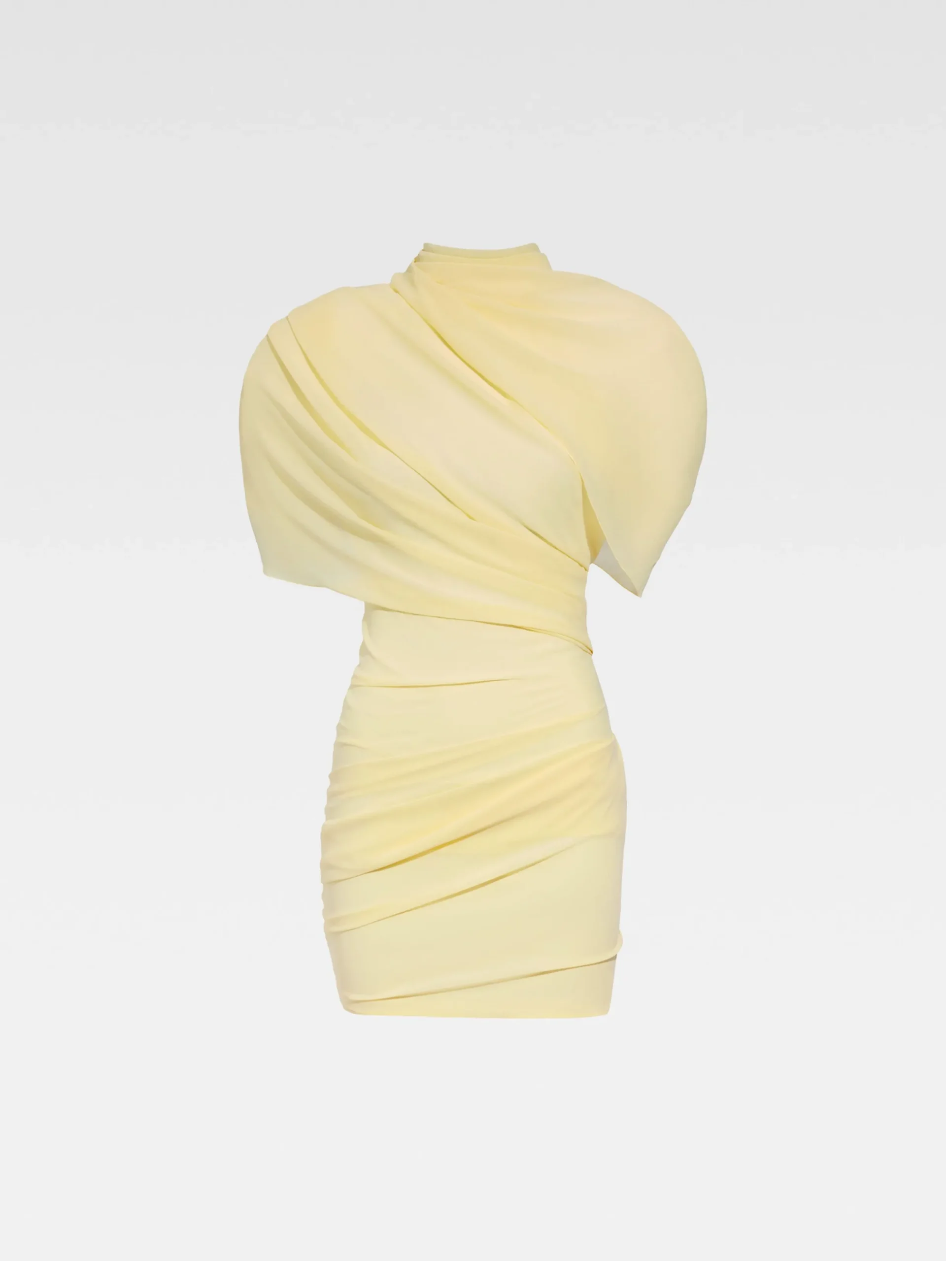 Discount Jacquemus De Castagna jurk PaleYellow2
