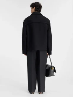 Best Jacquemus De cropped jas Black