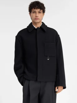 Best Jacquemus De cropped jas Black