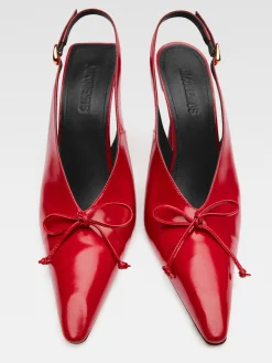 Online Jacquemus De Cubisto hoge slingbacks Red