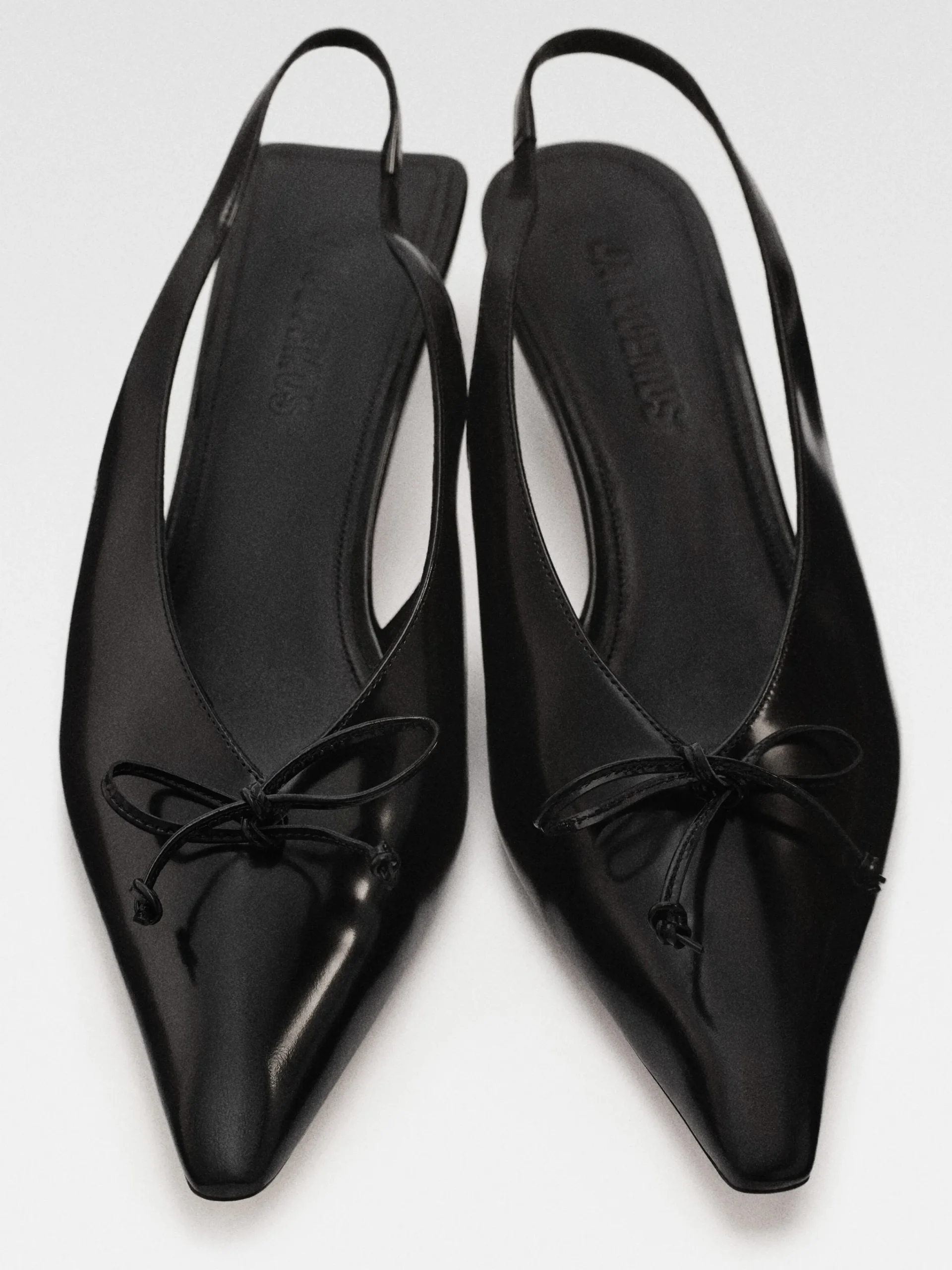 Hot Jacquemus De Cubisto lage slingbacks Black
