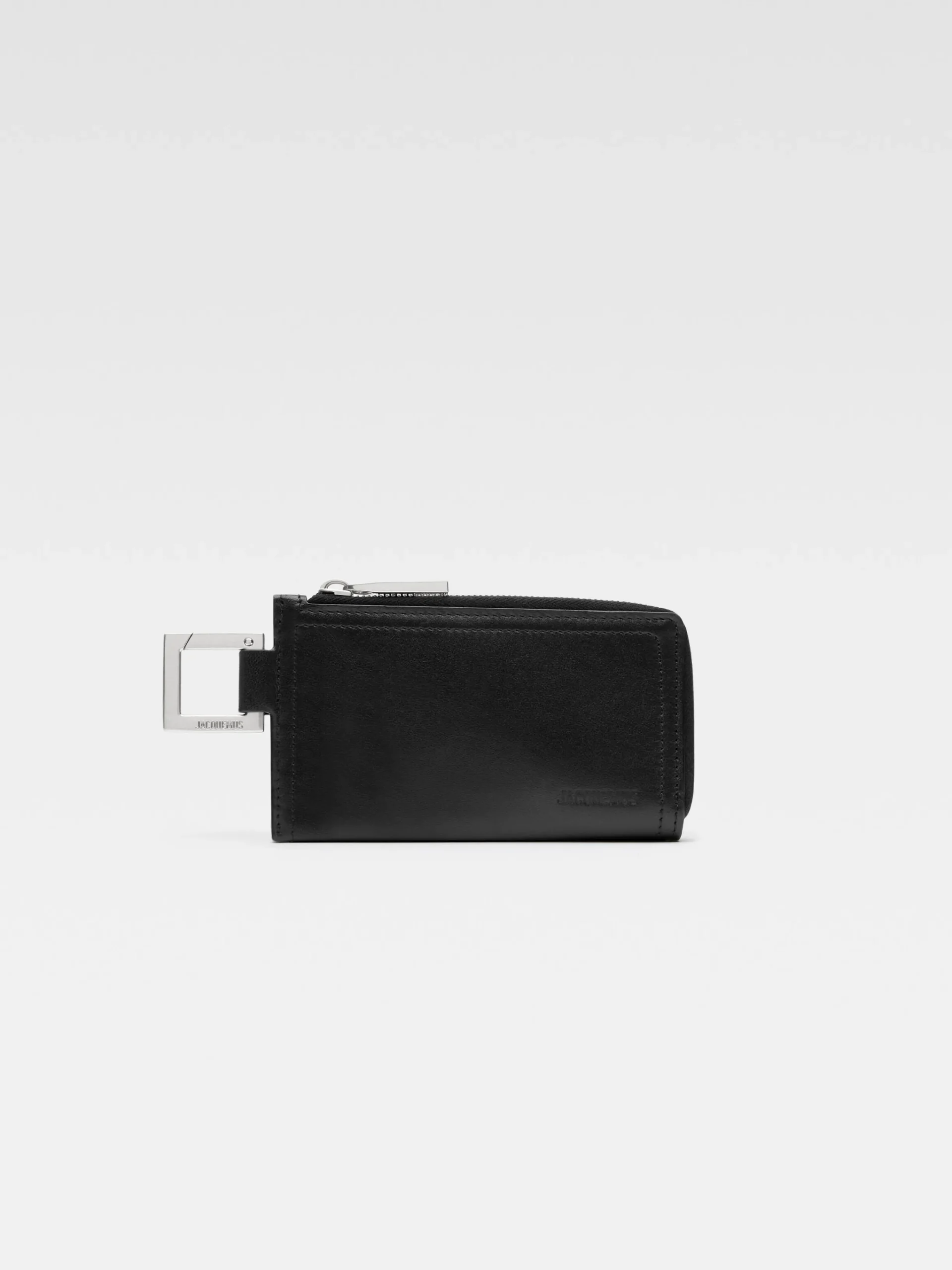 Outlet Jacquemus De Cuerda portemonnee met rits Black