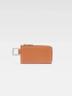 Discount Jacquemus De Cuerda portemonnee met rits LightBrown