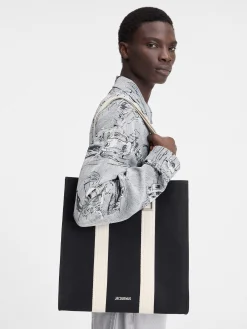 Clearance Jacquemus De Cuerda shopper Black