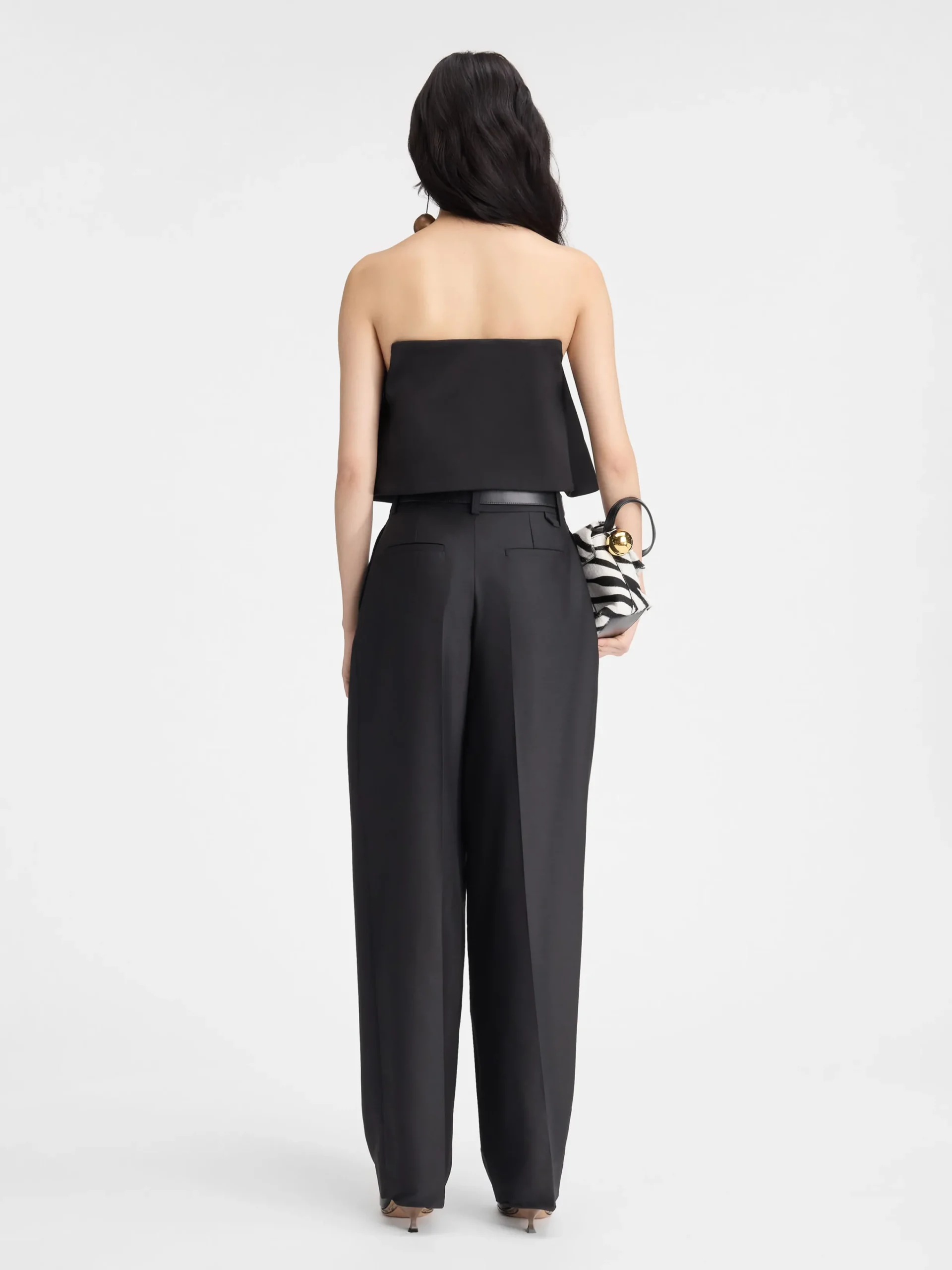 Outlet Jacquemus De Curzio broek Black