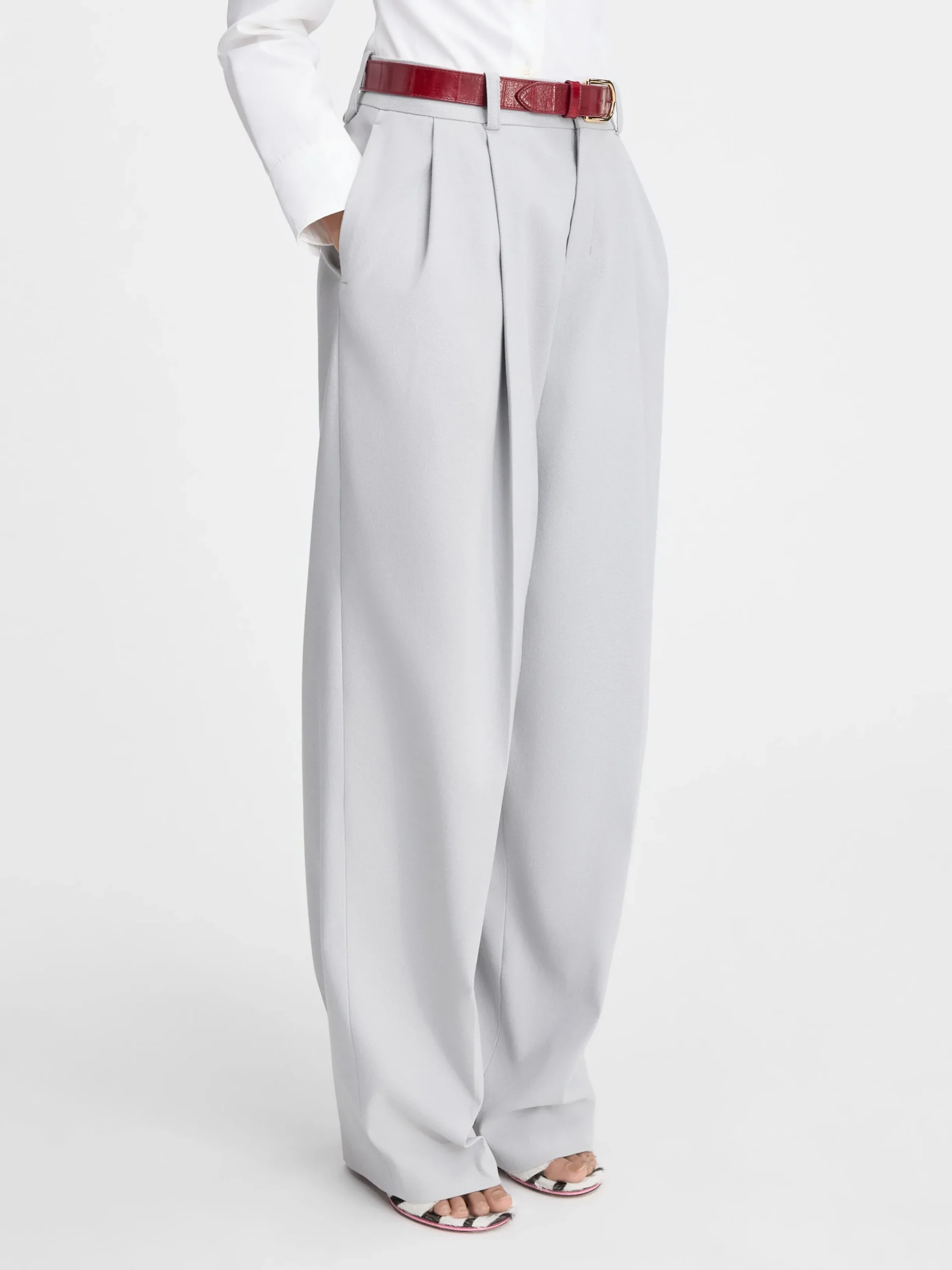 Fashion Jacquemus De Curzio broek LightGrey