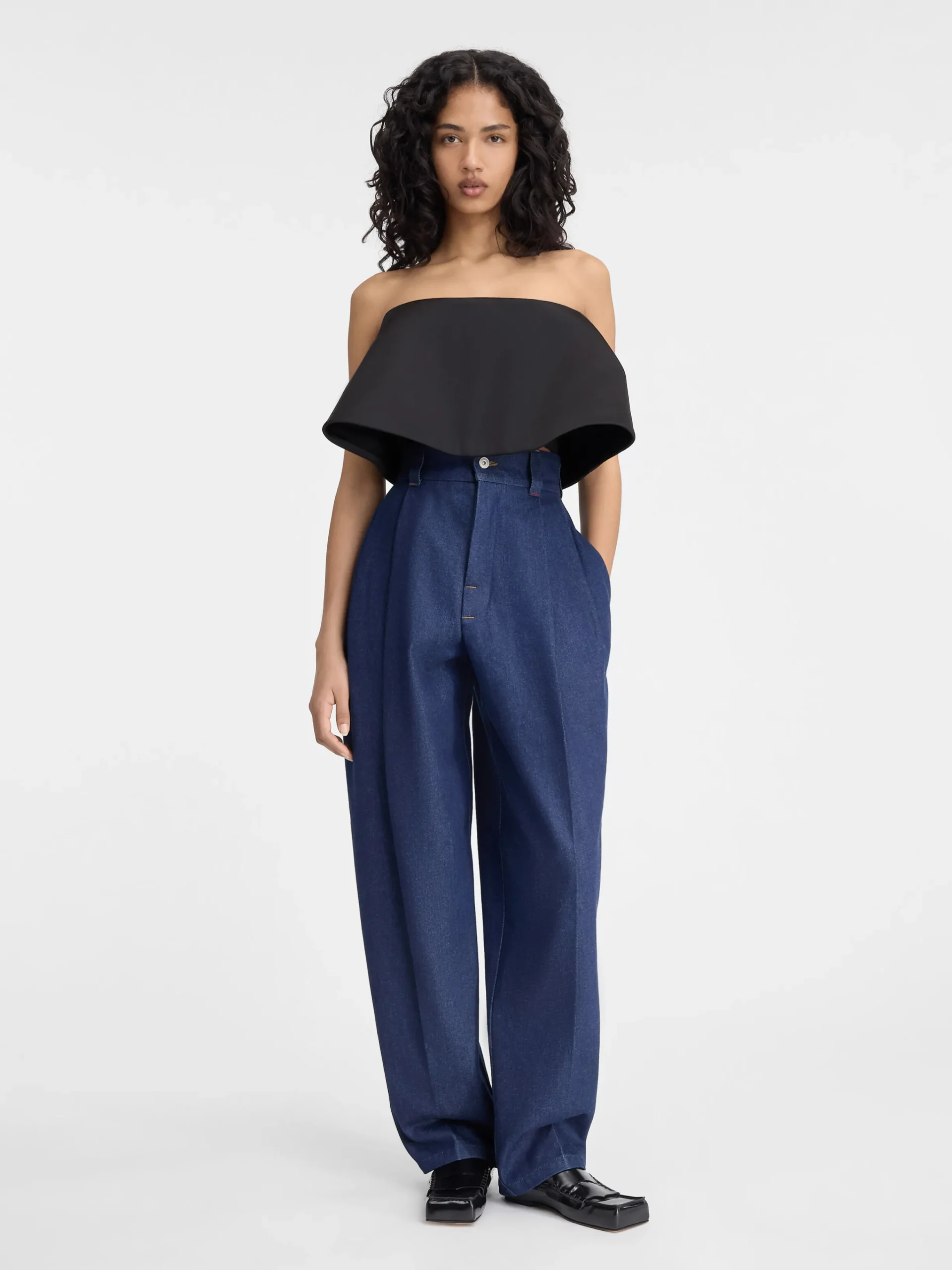 Discount Jacquemus De Curzio de-Nîmes denim broek Navy