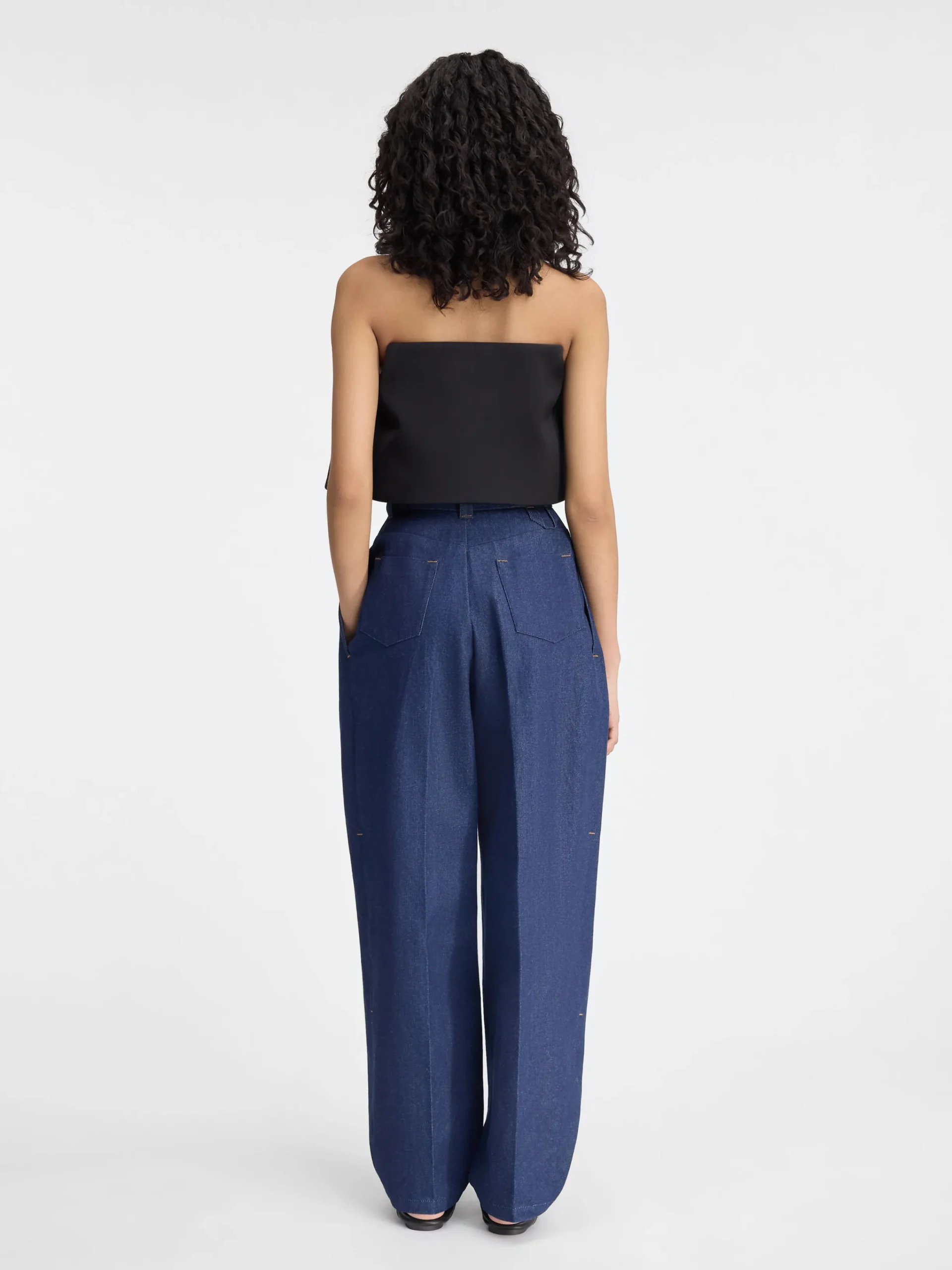 Discount Jacquemus De Curzio de-Nîmes denim broek Navy