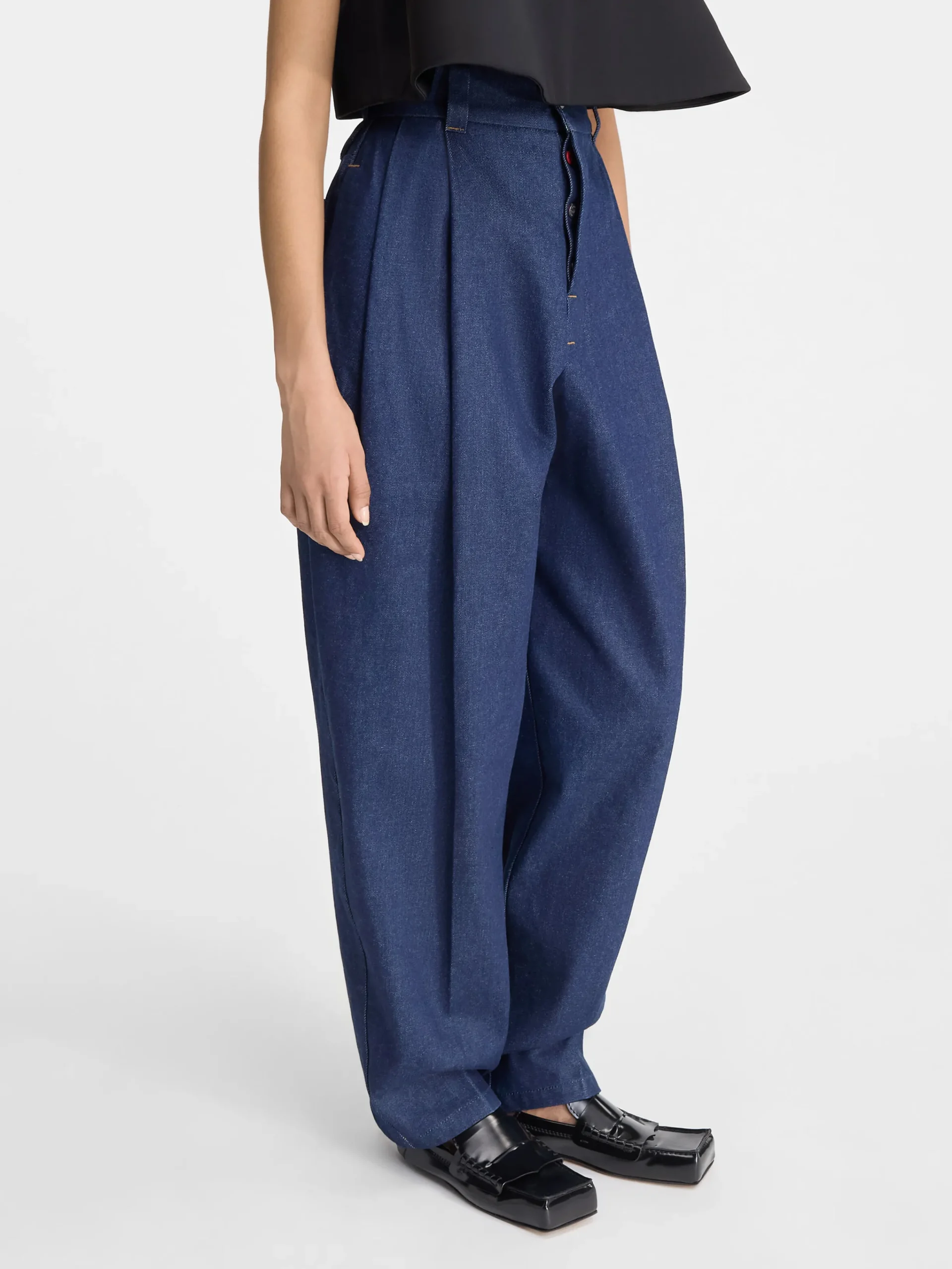 Discount Jacquemus De Curzio de-Nîmes denim broek Navy