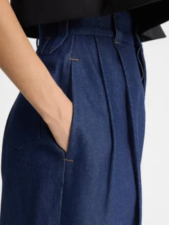 Discount Jacquemus De Curzio de-Nîmes denim broek Navy