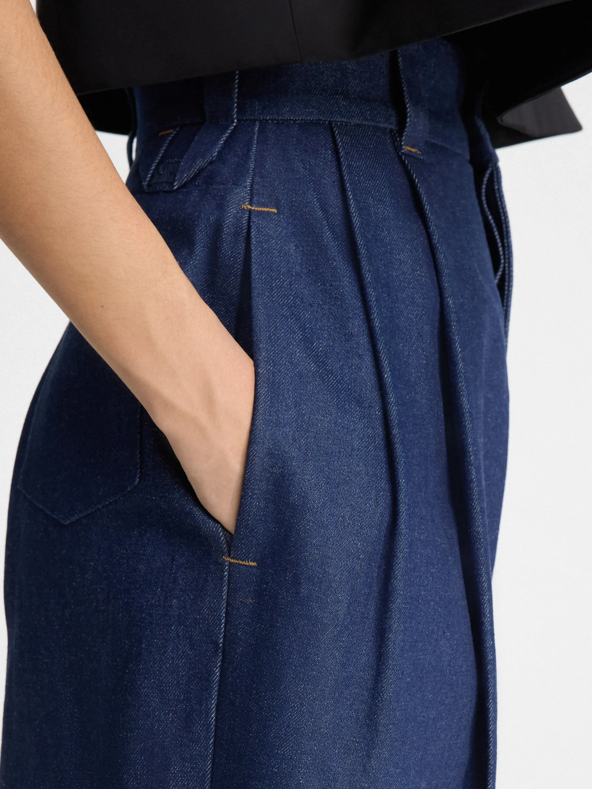 Discount Jacquemus De Curzio de-Nîmes denim broek Navy