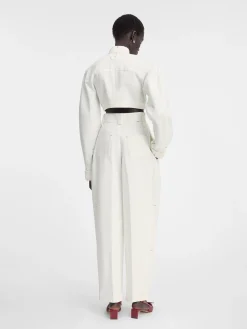 Outlet Jacquemus De Curzio de-N&icirc;mes denim broek Off-White