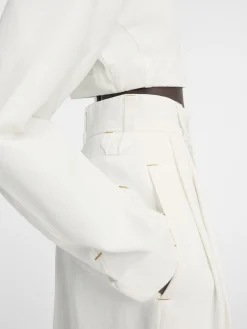 Outlet Jacquemus De Curzio de-N&icirc;mes denim broek Off-White