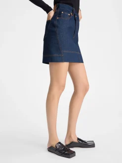 New Jacquemus De de-Nîmes denim mini rok