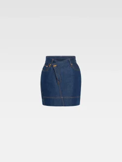 New Jacquemus De de-Nîmes denim mini rok