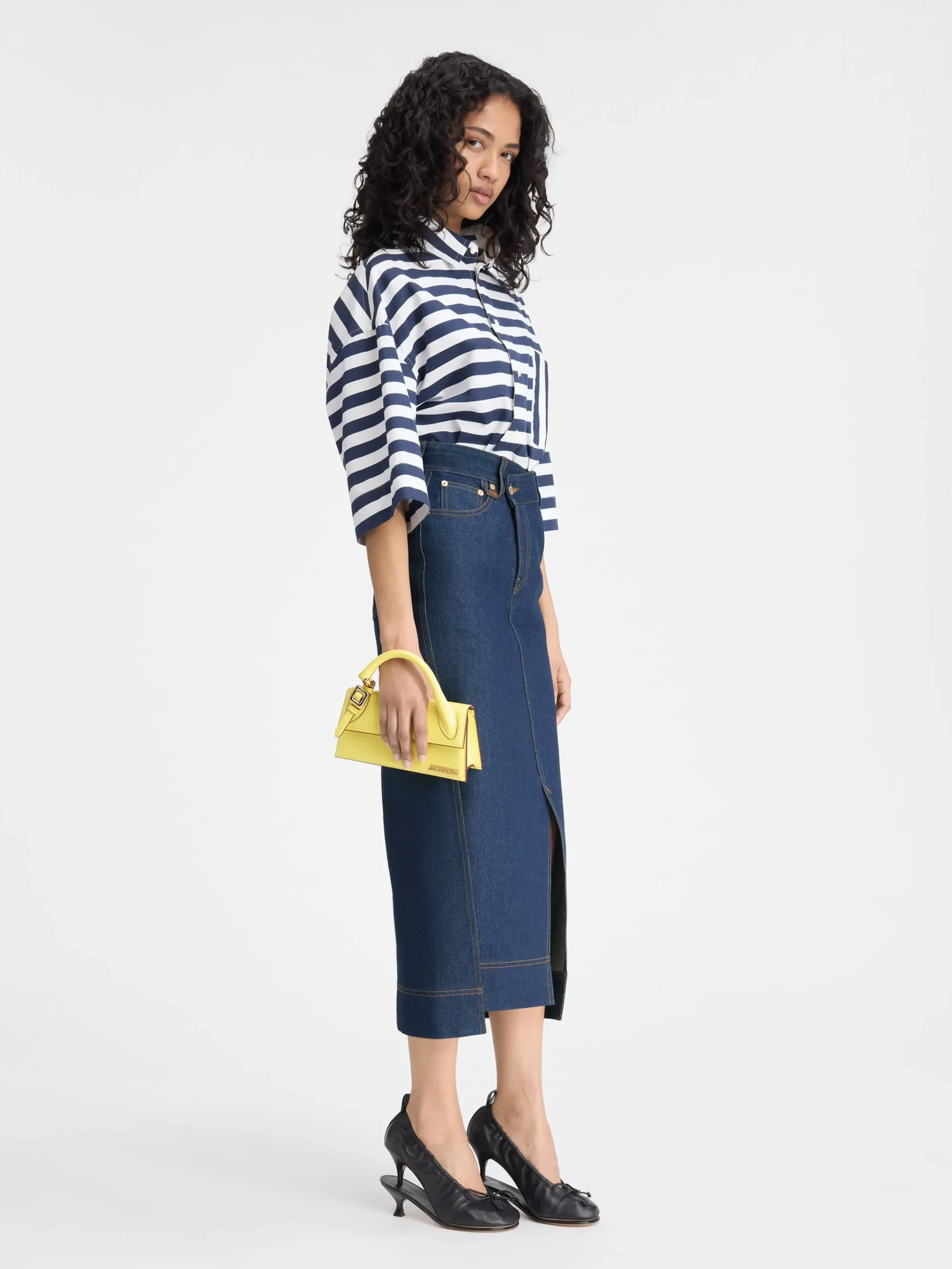 Online Jacquemus De de-Nîmes denim rok