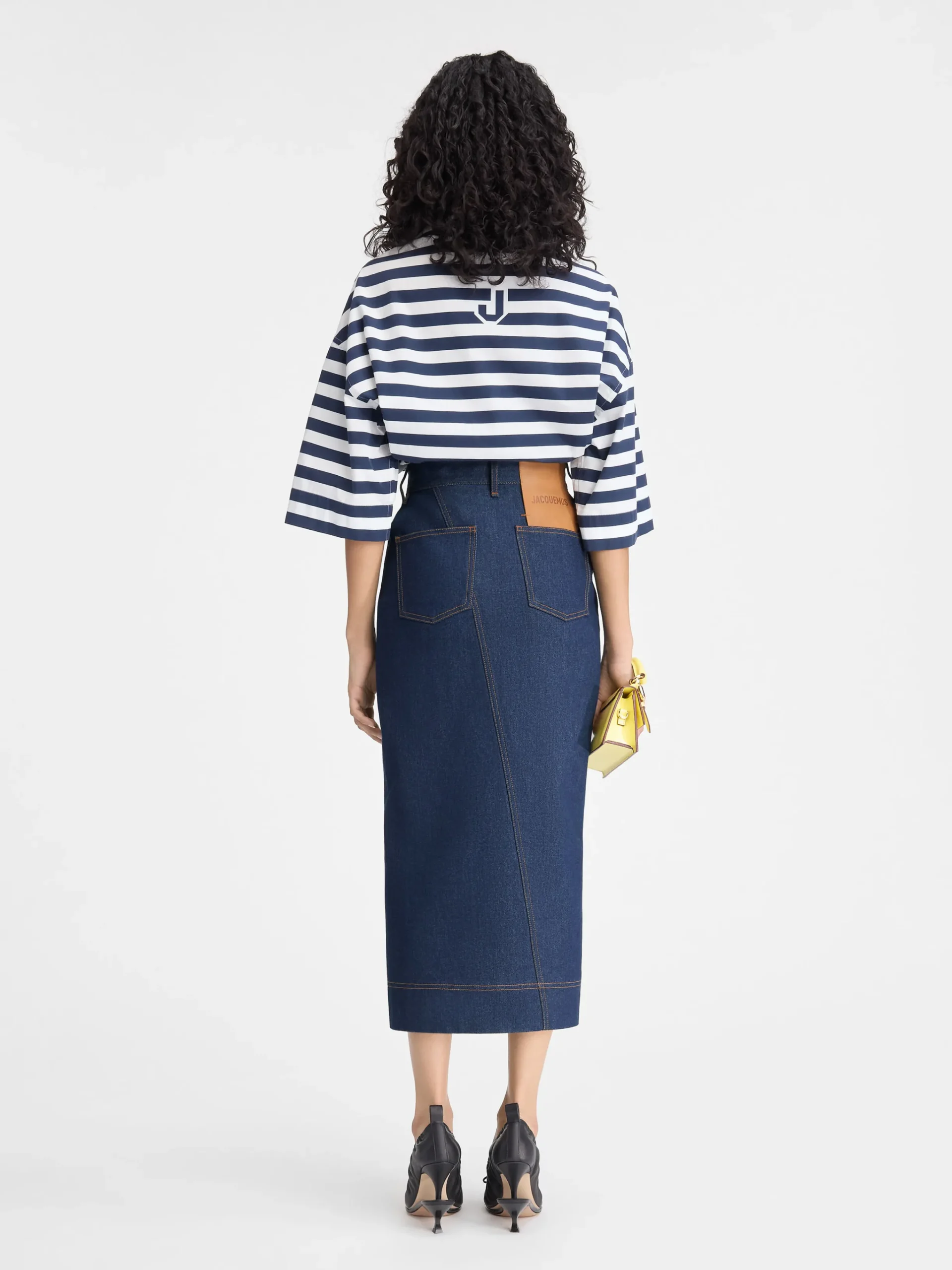 Online Jacquemus De de-Nîmes denim rok