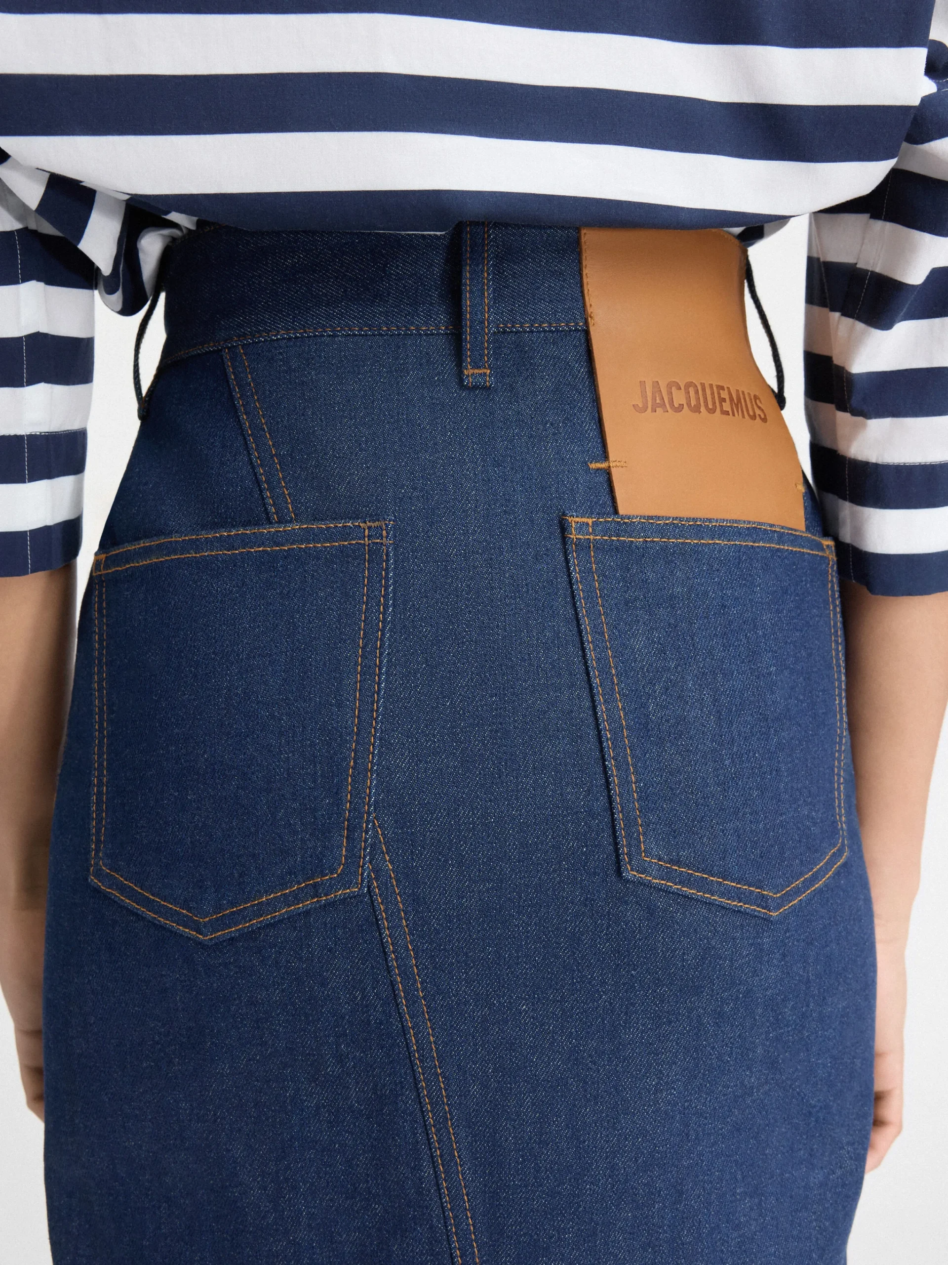 Online Jacquemus De de-Nîmes denim rok