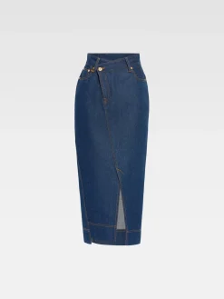 Online Jacquemus De de-Nîmes denim rok