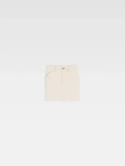 Outlet Jacquemus De de-Nîmes denim rok voor kinderen Off-White