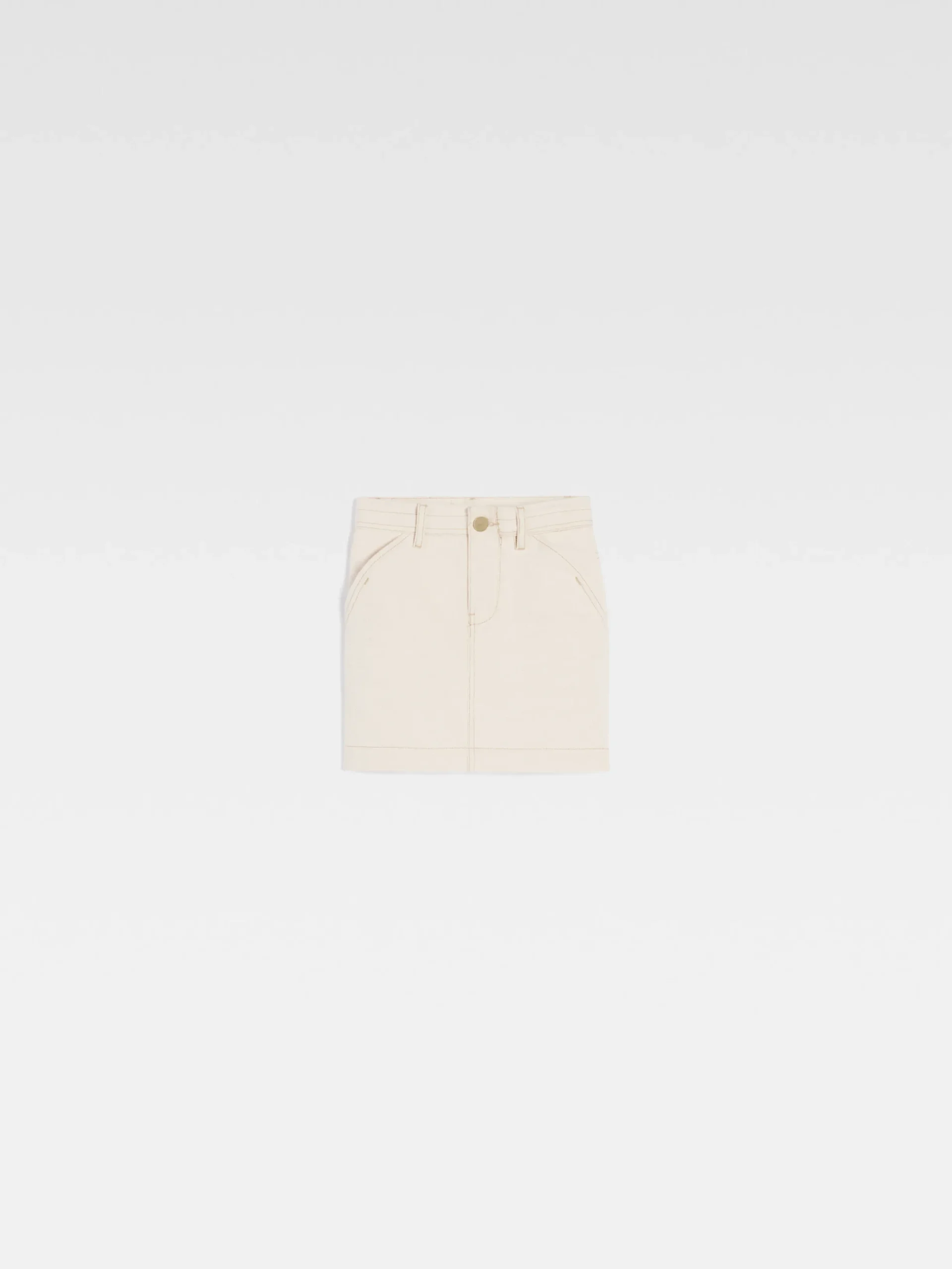 Outlet Jacquemus De de-Nîmes denim rok voor kinderen Off-White