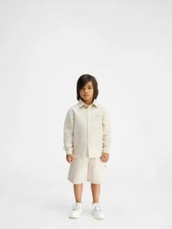 Best Jacquemus De de-Nîmes korte denim broek voor kinderen Off-White