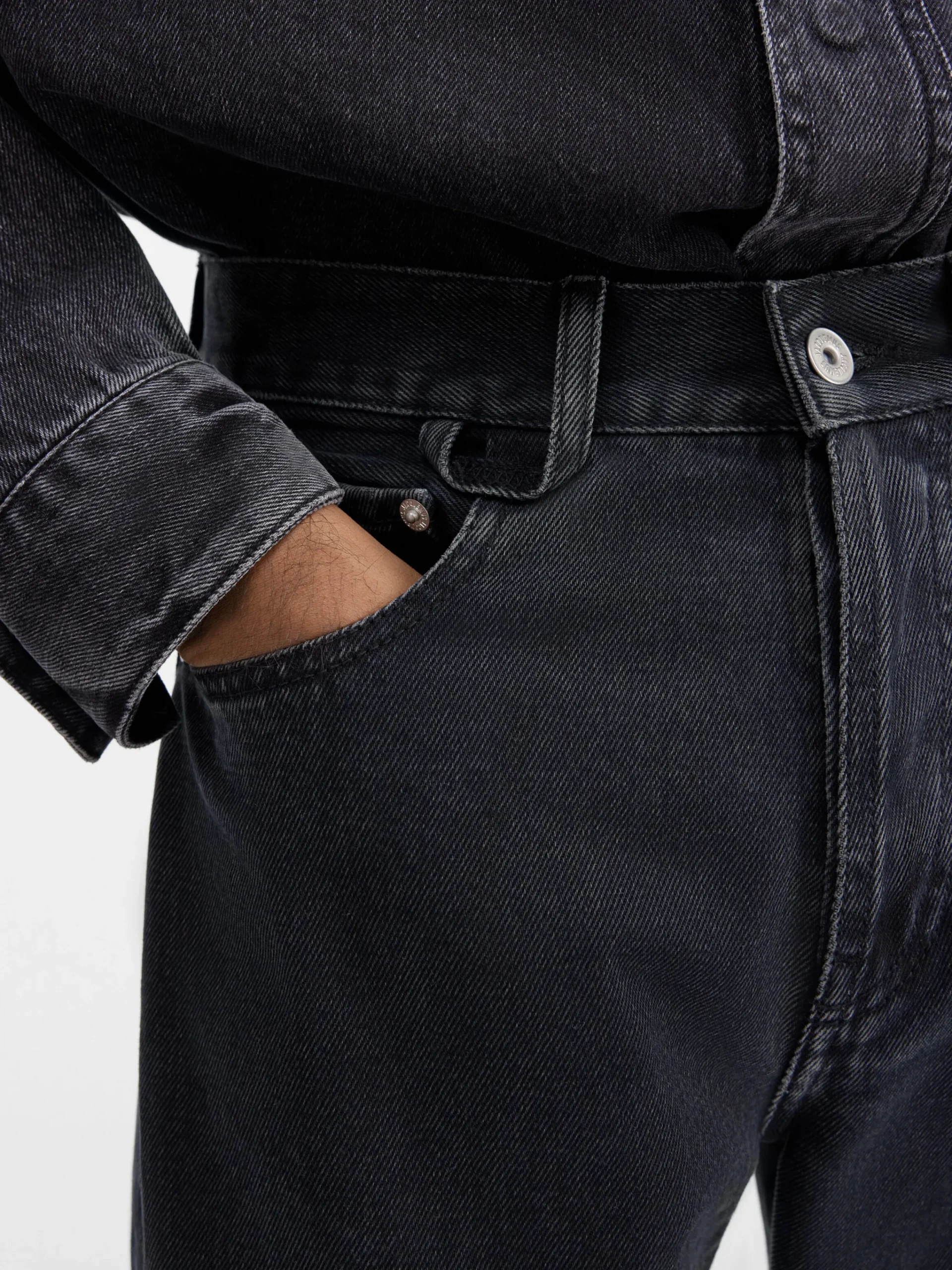 Clearance Jacquemus De de-Nîmes rechte denim broek Black