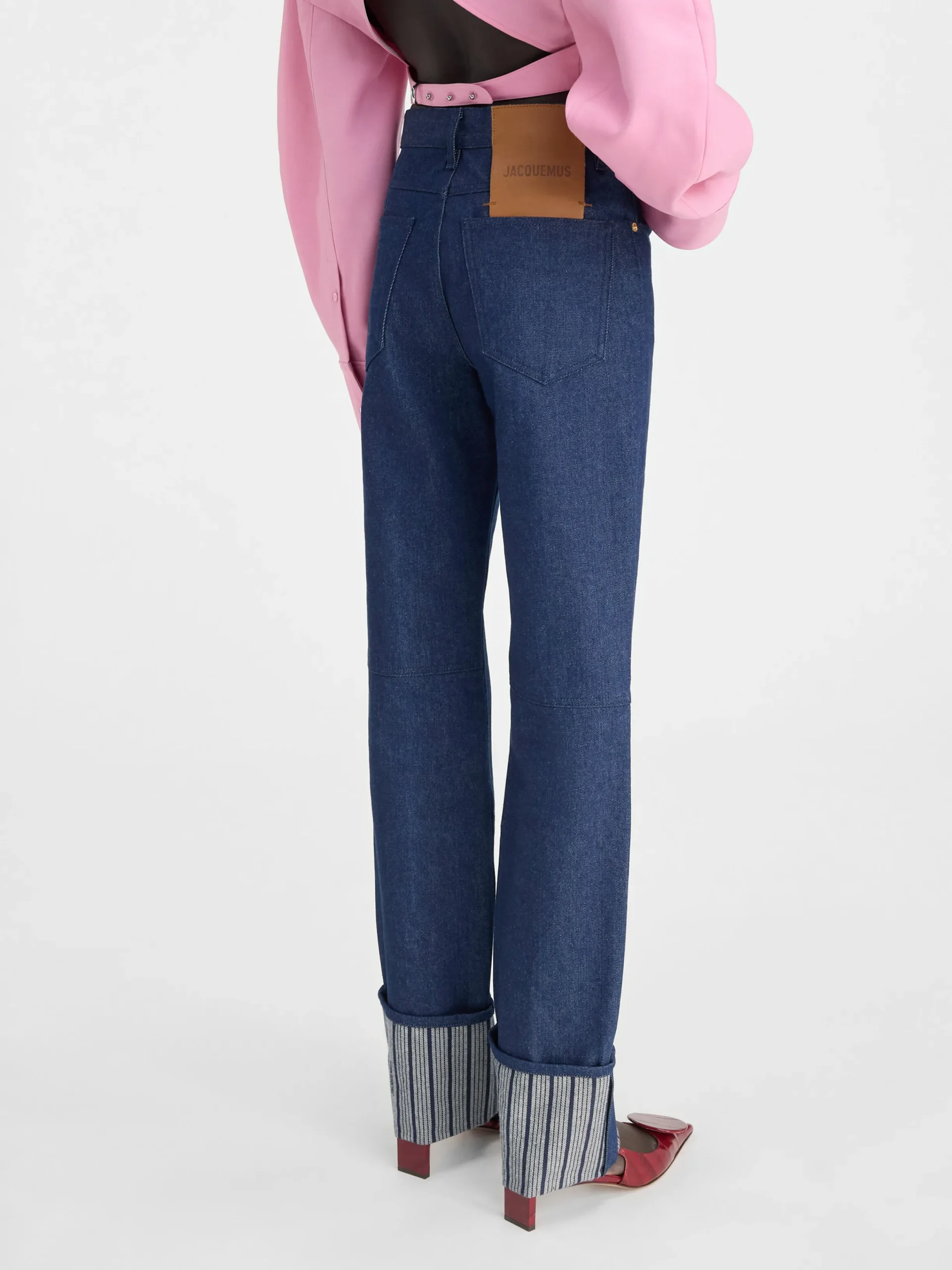 Discount Jacquemus De de-Nîmes rechte denim broek