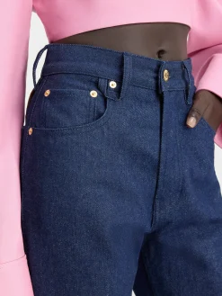 Discount Jacquemus De de-Nîmes rechte denim broek