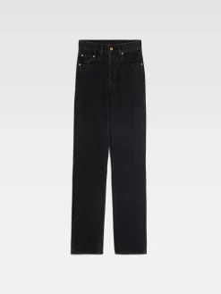 Best Jacquemus De de-N&icirc;mes rechte denim broek Black