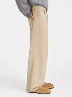Outlet Jacquemus De de-N&icirc;mes wijde denim broek Beige