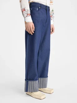 Online Jacquemus De de-N&icirc;mes wijde denim broek