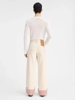 Fashion Jacquemus De de-N&icirc;mes wijde denim broek