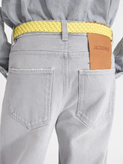 Hot Jacquemus De de-N&icirc;mes wijde denim broek