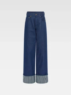 Hot Jacquemus De de-N&icirc;mes wijde denim broek