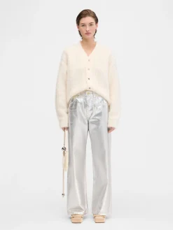 Discount Jacquemus De de-Nîmes wijde spijkerbroek Silver