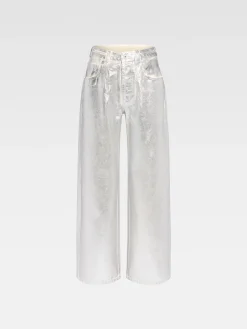 Discount Jacquemus De de-Nîmes wijde spijkerbroek Silver