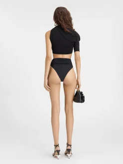 Clearance Jacquemus De Drapeado top Black