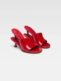 Best Jacquemus De dubbele muiltjes Red