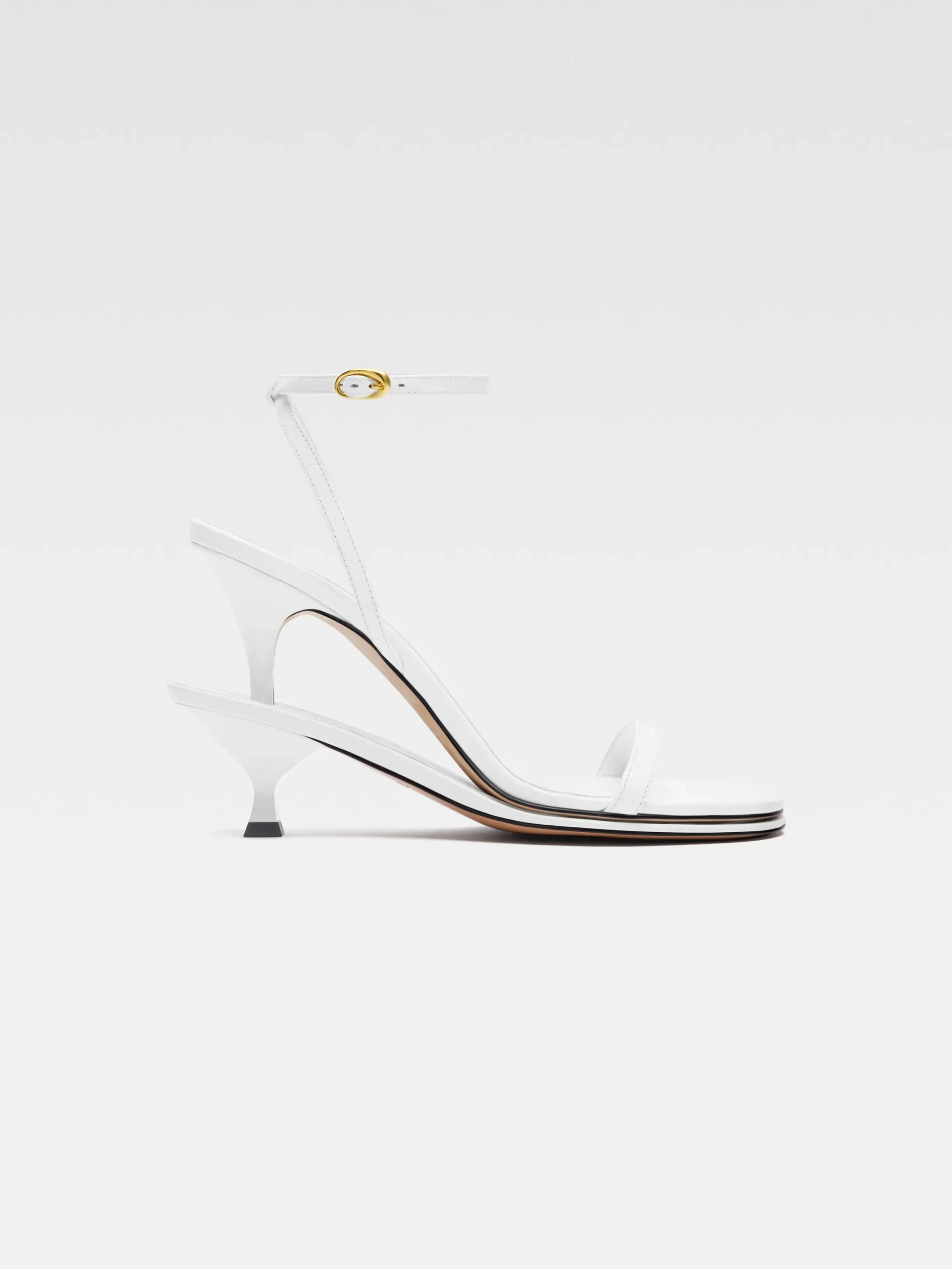 Hot Jacquemus De dubbele sandalen White