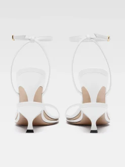 Hot Jacquemus De dubbele sandalen White