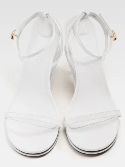 Hot Jacquemus De dubbele sandalen White