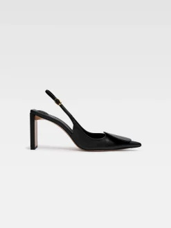 New Jacquemus De Duelo hoge slingbacks Black