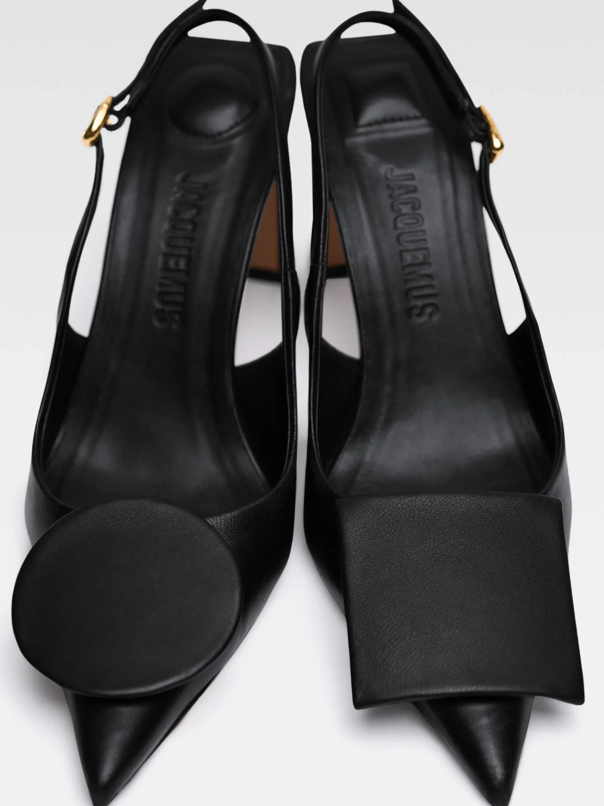 New Jacquemus De Duelo hoge slingbacks Black