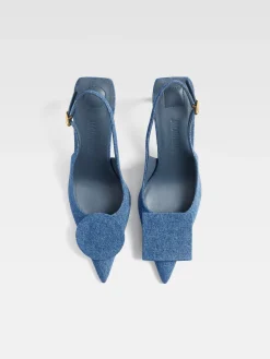 New Jacquemus De Duelo hoge slingbacks Blue