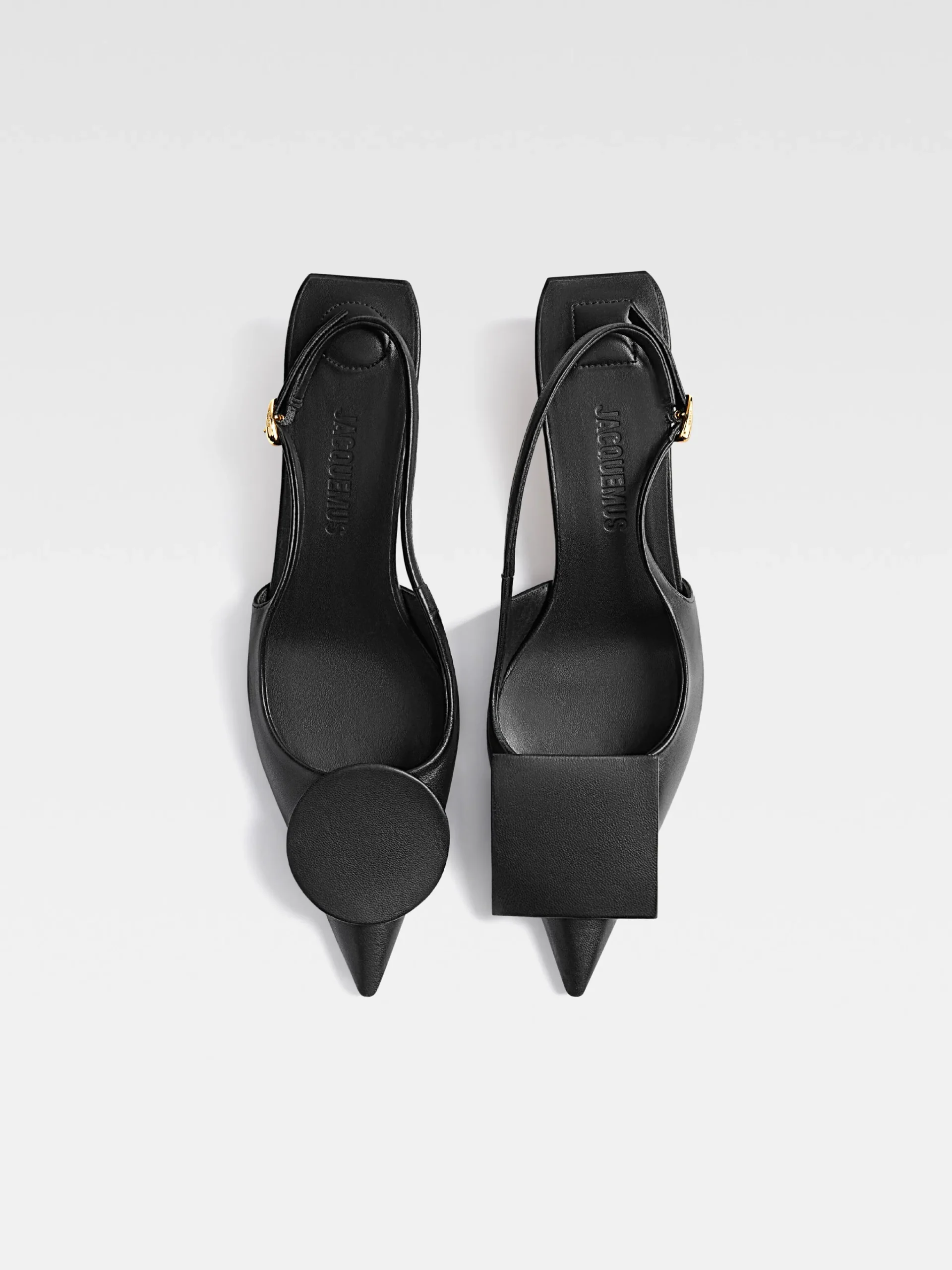 Best Jacquemus De Duelo lage slingbacks Black