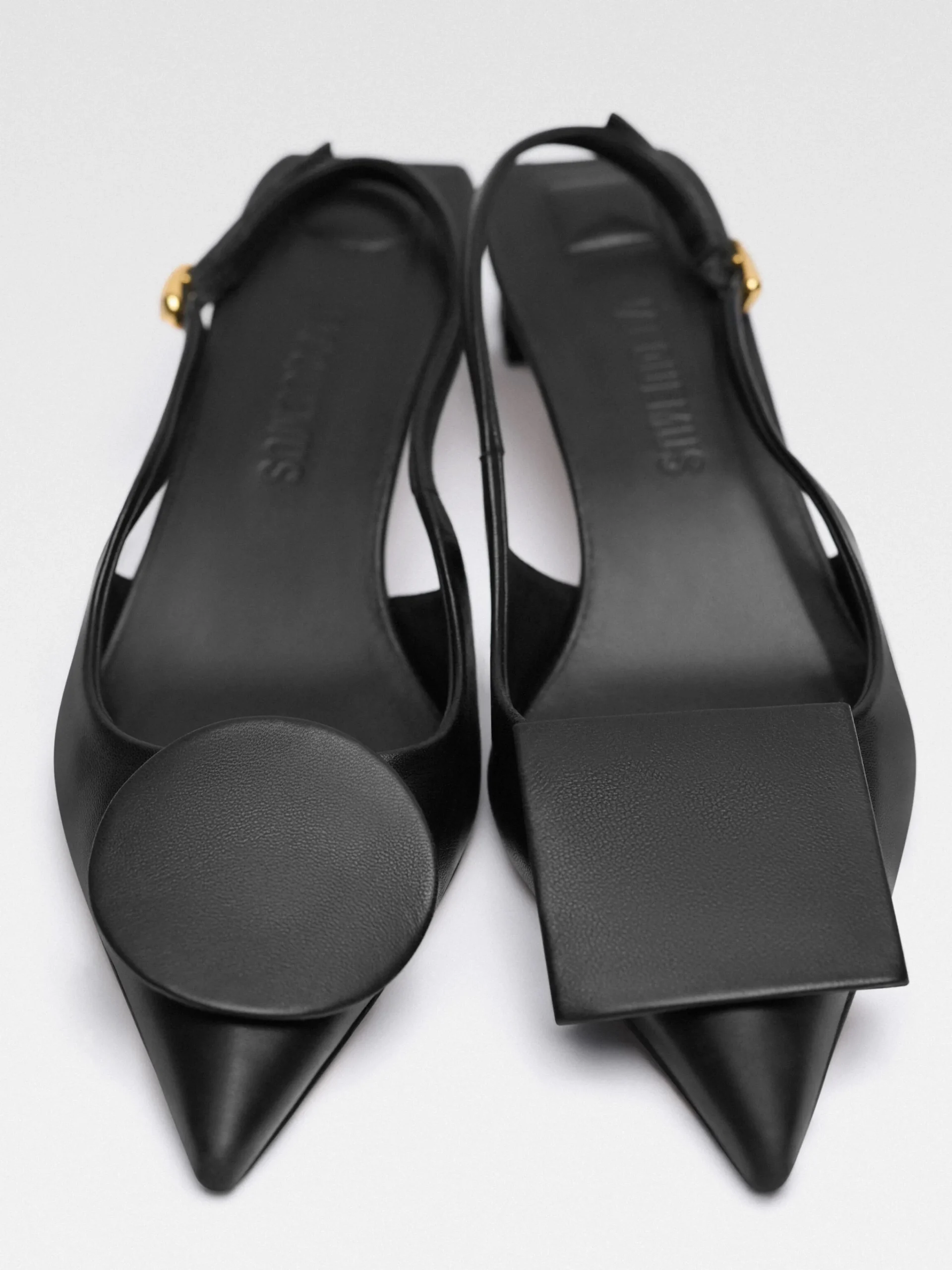 Best Jacquemus De Duelo lage slingbacks Black