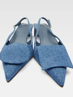 Discount Jacquemus De Duelo lage slingbacks Blue